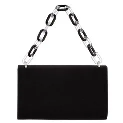 NINA Lucite Chain Clutch -Jewelry Accessories ENCORE E Neon Lime 1943994 3