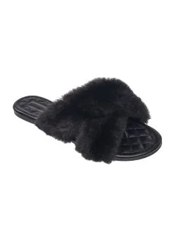 French Connection Sege Furry Criss Cross Flat Sandal -Jewelry Accessories FC SEGE 1753773 6 a2ec900e 4063 4c95 9ba7 97c6344587b2