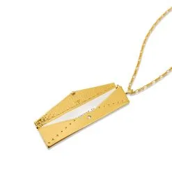 Fortune & Frame Envelope Fortune Locket Necklace -Jewelry Accessories FL ENV G 1761141 4