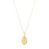 Lord & Taylor Fine Jewelry Collection Oval Medal Pendant On Cable Chain -Jewelry Accessories FRP071289Y18 1786933 1