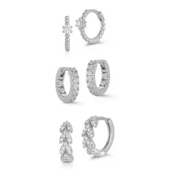 Glaze Hoop Earrings Combo Set -Jewelry Accessories GLAZE4058 1761141 4