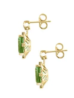 Effy 14K Yellow Gold Diamond Amethyst Earrings -Jewelry Accessories HEY0Q364IL 1761251 3