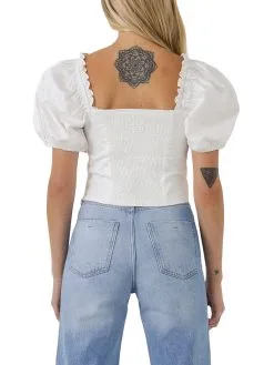 Endless Rose Short Puff Sleeve Cropped Top 10 Endless Rose Short Puff Sleeve Cropped Top -Jewelry Accessories JJ1311T 1983790 3 7b722aec ac45 4b23 8ffd c204f139a1da