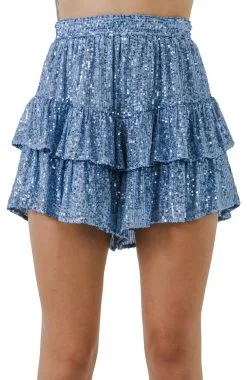 Endless Rose Sequins Ruffled Skorts -Jewelry Accessories JJ967P 1790449 9 21b89d21 4f6e 4d19 9752 168448952b40