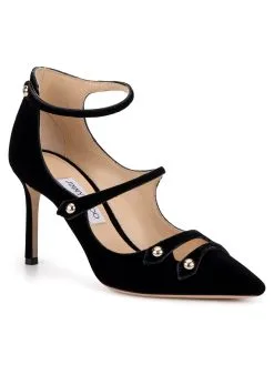 Jimmy Choo Layton Velvet Flat