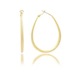 Rivka Friedman Elongated Hoop Earrings -Jewelry Accessories LJE5631 1761141 6 8ed1b968 306a 4d62 b79a 8925d32e4bca