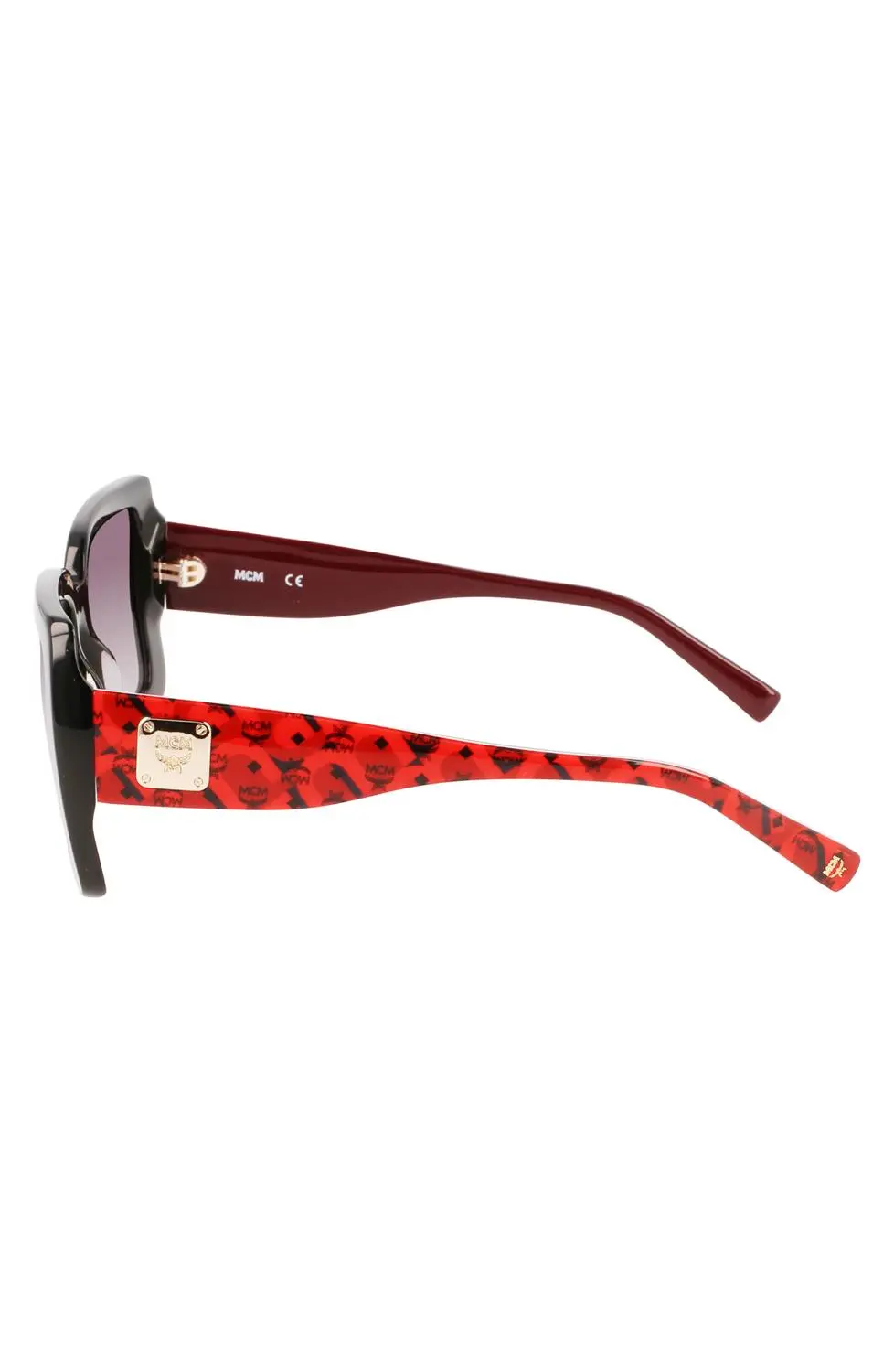 MCM Logo Plaque Modified Rectangle Sunglasses 11 MCM Logo Plaque Modified Rectangle Sunglasses - Image 9