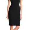 Aidan Mattox Off The Shoulder Short Dress