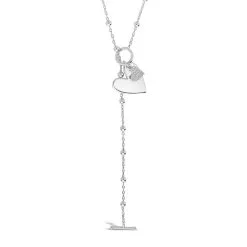 Sterling Forever Heart Charm Toggle Necklace -Jewelry Accessories N1CS1608P 1787804 6