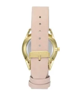 Nine West Faux Leather Strap Watch -Jewelry Accessories NW 1994WTPK 1761141 3