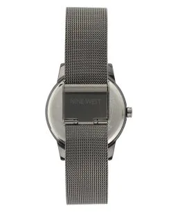 Nine West Floral Dial Mesh Watch -Jewelry Accessories NW2428 1964080 7