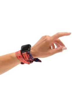 Wristpop FOXY-ORANGE CRUSH 42/44mm Apple Watch Scarf Watch Band -Jewelry Accessories ORGCR13 1761141 18