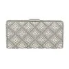 La Regale Tallulah Diamond Pattern Pearl Box Clutch 1 La Regale Tallulah Diamond Pattern Pearl Box Clutch -Jewelry Accessories RL40407 SIL 1759049 1
