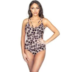 Hybrid Swim V-neck With Side Cutout One Piece Swimsuit -Jewelry Accessories SWM3983 1754098 12