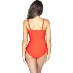 Hybrid Swim V-neck With Side Cutout One Piece Swimsuit -Jewelry Accessories SWM3983 1754098 7 34ef5b67 a665 44be 89da 3e2ebee50581