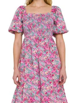 Free The Roses Floral Print Maxi Dress -Jewelry Accessories UK1082D 1754985 3 e97e6ce2 f076 4089 b9fa a91bcefa4b55