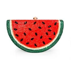 Dolli Crystal Watermelon Clutch