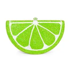 Dolli Crystal Lime Clutch