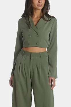 Sage The Label Cool Classic Crop Blazer -Jewelry Accessories a00851bc 6ebd 4879 b6c8 a8070f840e14