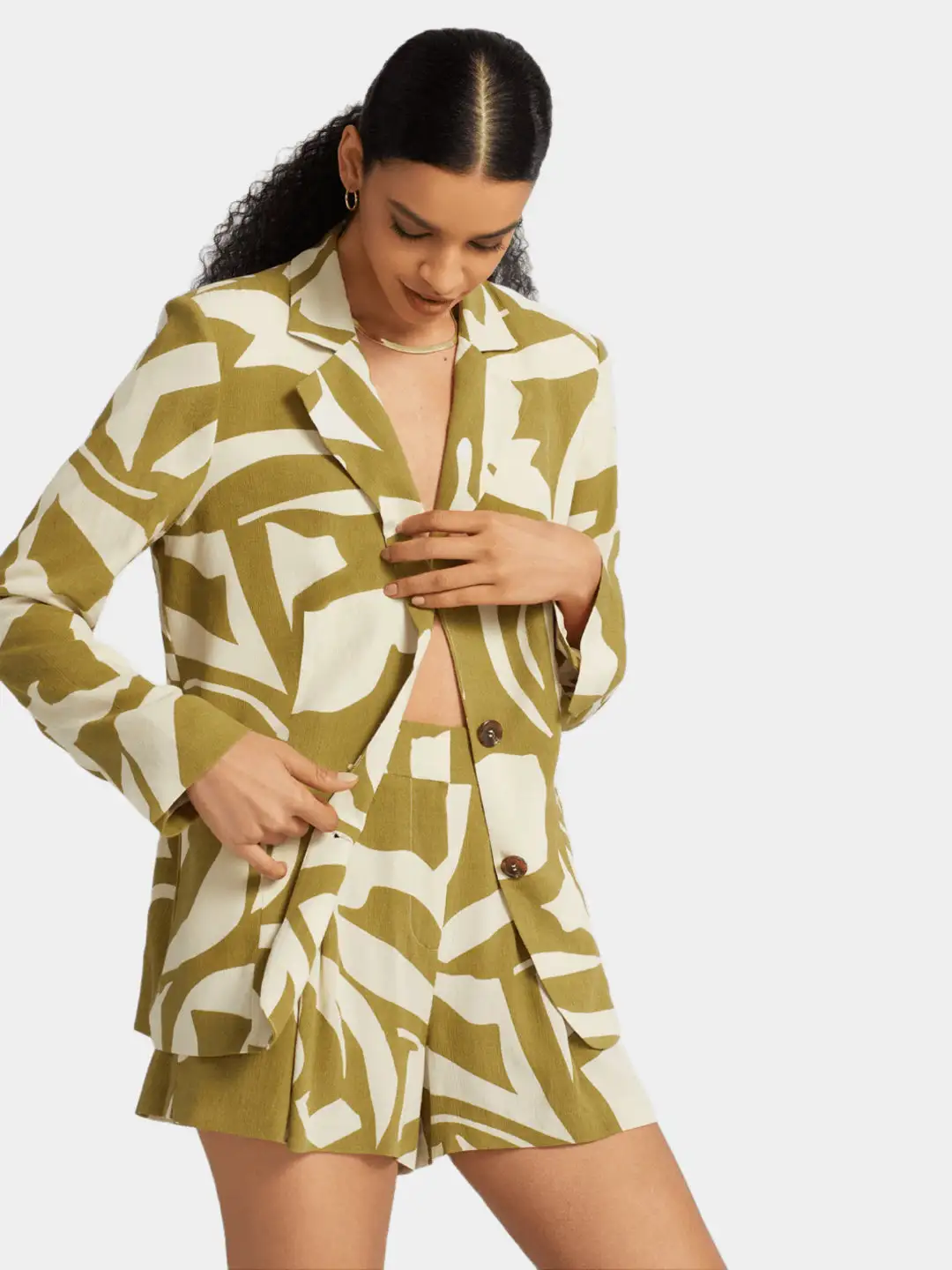 L&T Printed Blazer 4 L&T Printed Blazer - Image 2