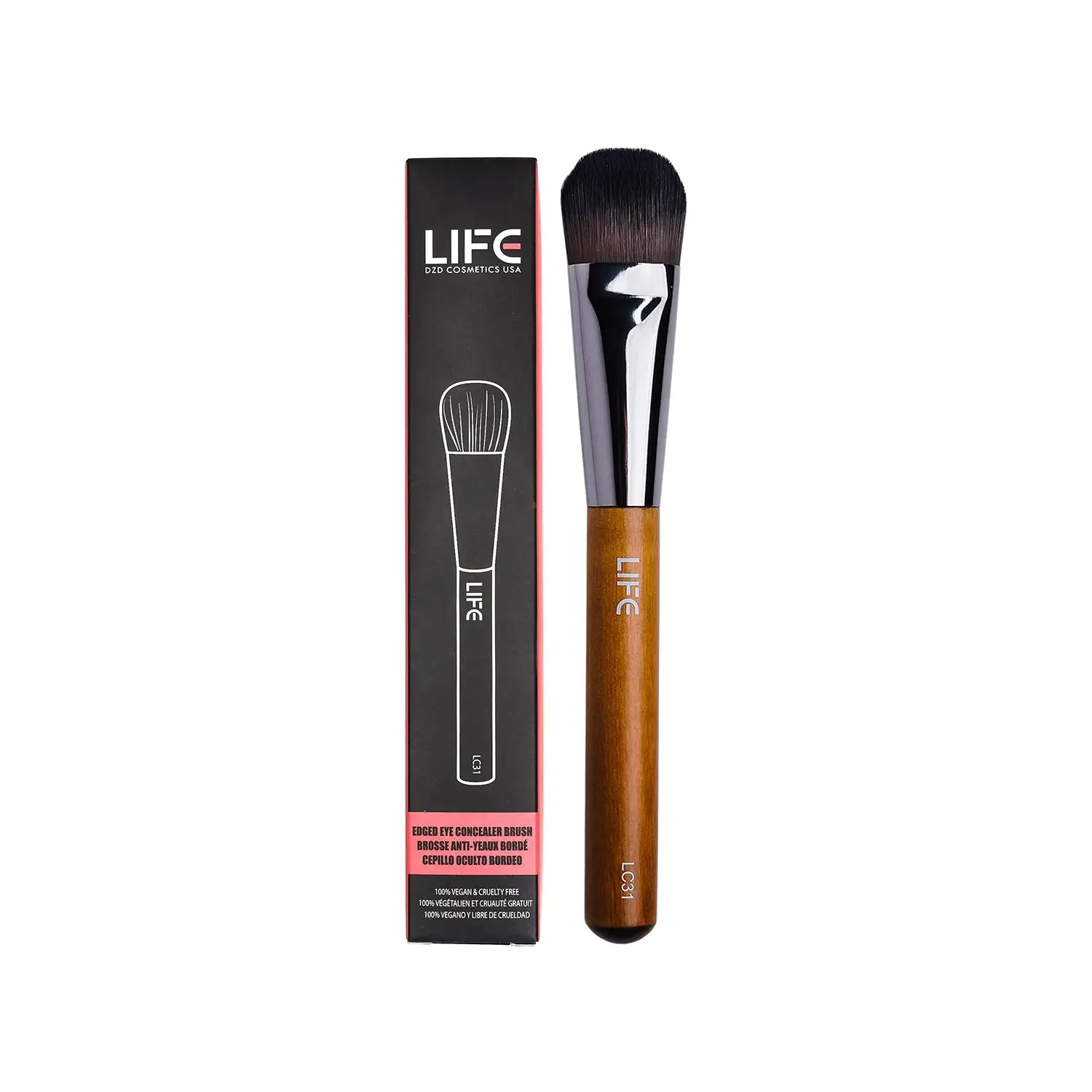 Life Cosmetics Edged Eye Concealer Brush 4 Life Cosmetics Edged Eye Concealer Brush - Image 2