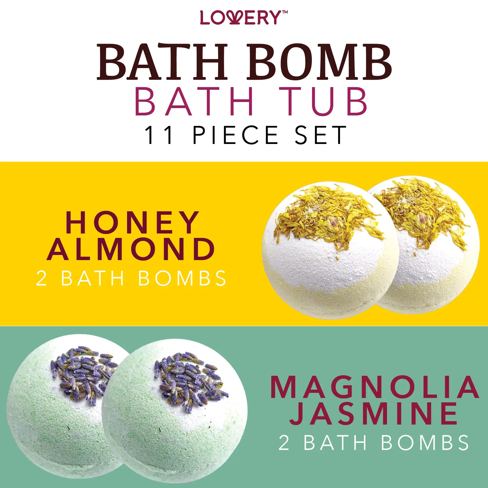 Lovery Scented Bath Bombs Tub 18-Piece Set 5 Lovery Scented Bath Bombs Tub 18-Piece Set - Image 3