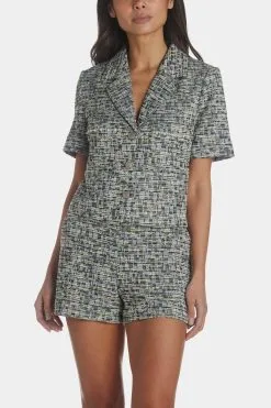 Current Air Short Sleeve Cropped Tweed Jacket 18 Current Air Short Sleeve Cropped Tweed Jacket -Jewelry Accessories af34d912 6f11 4b40 b8d2 29dd1f4bc718