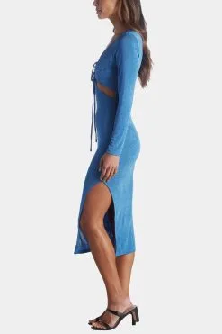 LENA Slinky Cut Out Midi Dress -Jewelry Accessories af745069 0d5e 4abf beda 9658bee9639d