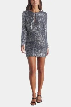 Bardot Onyx Mini Sequin Dress -Jewelry Accessories afcb6097 eb01 45d7 ae9f 9a5d193ef23f