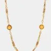 1928 Jewelry 14k Gold Dipped Topaz Chanel Necklace 1 1928 Jewelry 14k Gold Dipped Topaz Chanel Necklace -Jewelry Accessories afd109d9 b084 48c5 b1dc ea6427fa64bd