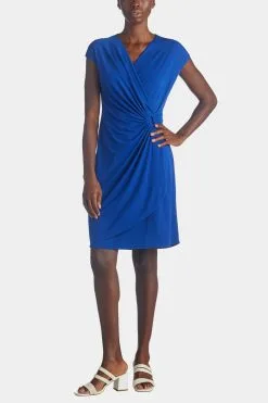 Tommy Bahama Clara Short Sleeve Faux Wrap Dress