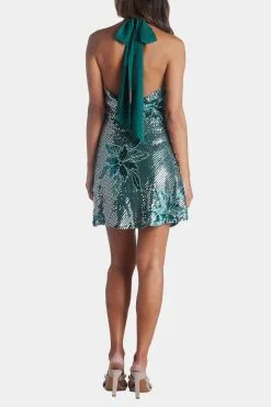 LENA Sequin Cowl Neck Mini Dress -Jewelry Accessories b7ab597f dd2e 427d a956 41361fa8d299