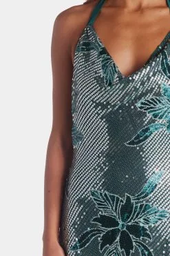 LENA Sequin Cowl Neck Mini Dress -Jewelry Accessories b908252a b318 4d57 a967 bb135f4c29fb