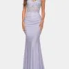 La Femme Illusion Lace Bodice Sweetheart Strapless Dress -Jewelry Accessories b95507fd 656d 425e 9f34 9cd051a442aa