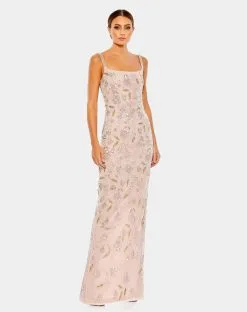 Mac Duggal Beaded Tank Dress