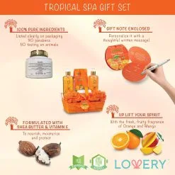 Lovery Orange Mango Body Care 7-Piece Gift Set -Jewelry Accessories bb98cb4c 7ea0 4e06 a163 6938b68727b2