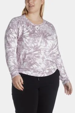 Andrew Marc Sport Long Sleeve Printed Pullover