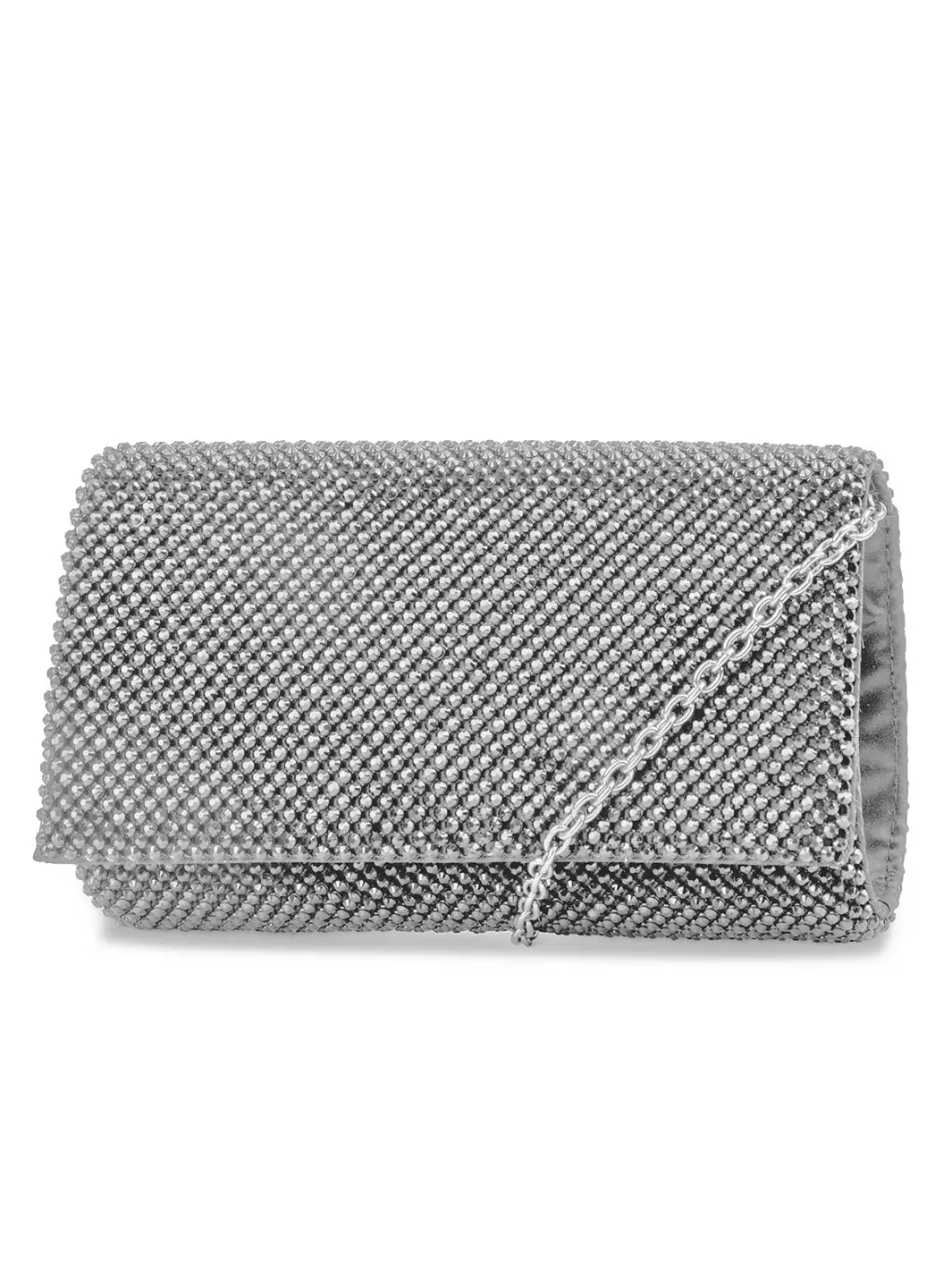 Jessica McClintock Diamond Mesh Cassie Clutch 7 Jessica McClintock Diamond Mesh Cassie Clutch - Image 5