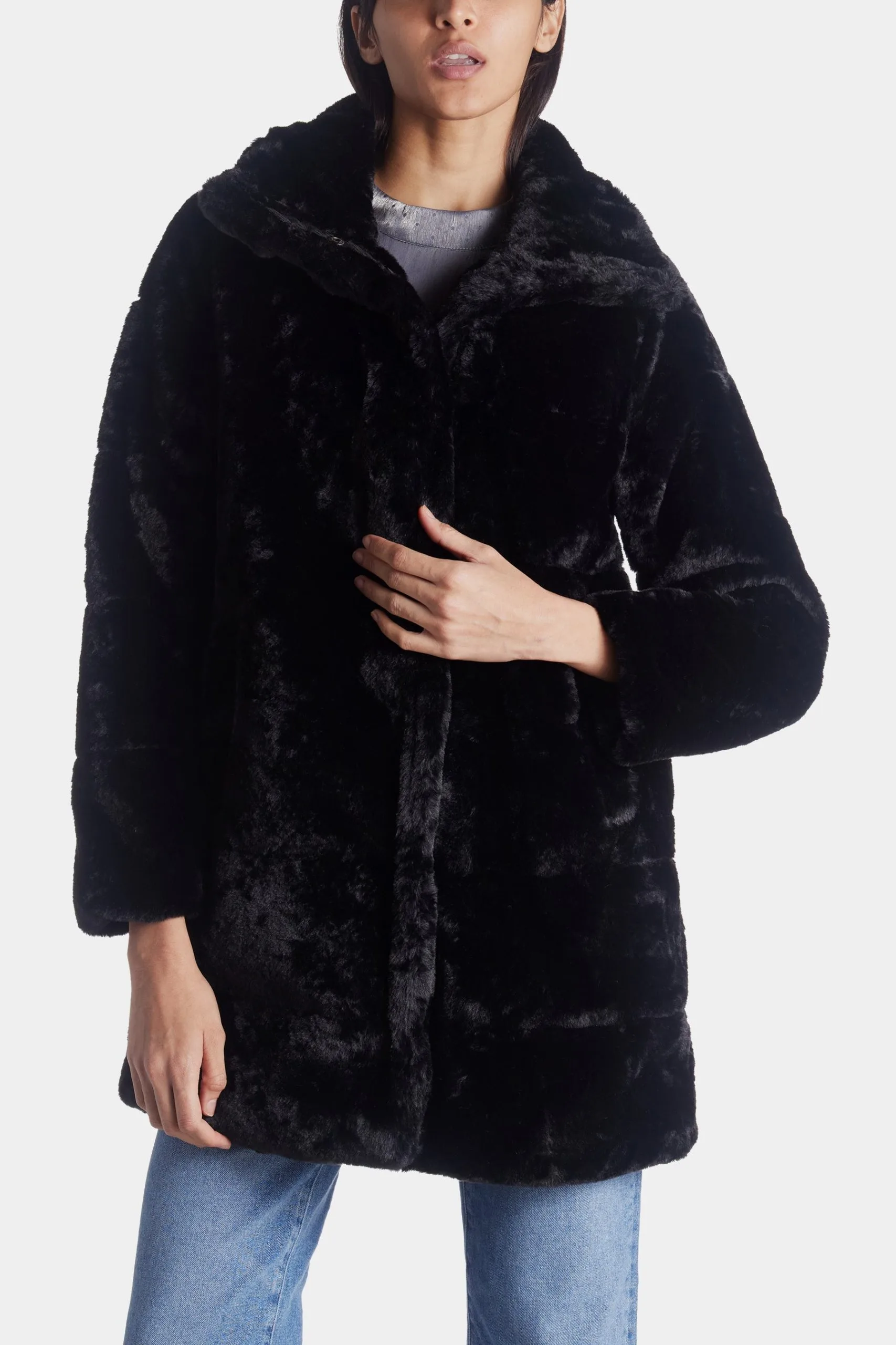 NVLT Short Pile Faux Fur Puffer 10 NVLT Short Pile Faux Fur Puffer - Image 8