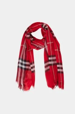 Burberry Silk Blend Scarf