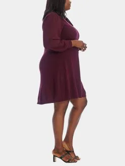 CeCe Long Sleeve A-Line Sweater Dress 10 CeCe Long Sleeve A-Line Sweater Dress -Jewelry Accessories c7b9e526 779e 41bf b06c ed7c0021b24b