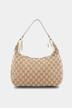 Gucci Charmy GG Canvas Hobo Bag