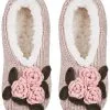 MeMoi Coming Up Roses Chenille Sherpa-Lined Slippers -Jewelry Accessories c8fb58b3 7199 414e aa5b 77d9b06dde95