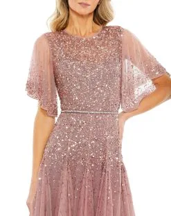 Mac Duggal Embellished Illusion Neck Butterfly Sleeve Midi Dress 16 Mac Duggal Embellished Illusion Neck Butterfly Sleeve Midi Dress -Jewelry Accessories cc52035c bc0c 4066 93bc c09dc0e7903e