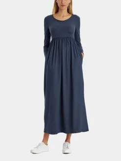 Hybrid & Company Long Sleeve Casual Maxi Dress -Jewelry Accessories cdb60e99 3859 4c55 bf0f 7e4ee6821c34 2e06f51f 1978 416f a07f 243bad673308