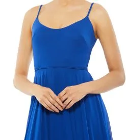 Ieena For Mac Duggal Sleeveless Scoop Neck Ruffled Hem Gown -Jewelry Accessories d14d8484 eecf 4cc7 9c17 794af527bafe