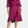 Adrianna Papell Satin Crepe Wrap Dress 2 Adrianna Papell Satin Crepe Wrap Dress -Jewelry Accessories d290f5ad 041d 435b 9c42 35e88b2bf77c a3423e58 4976 4728 b644 7fdba8fbafee