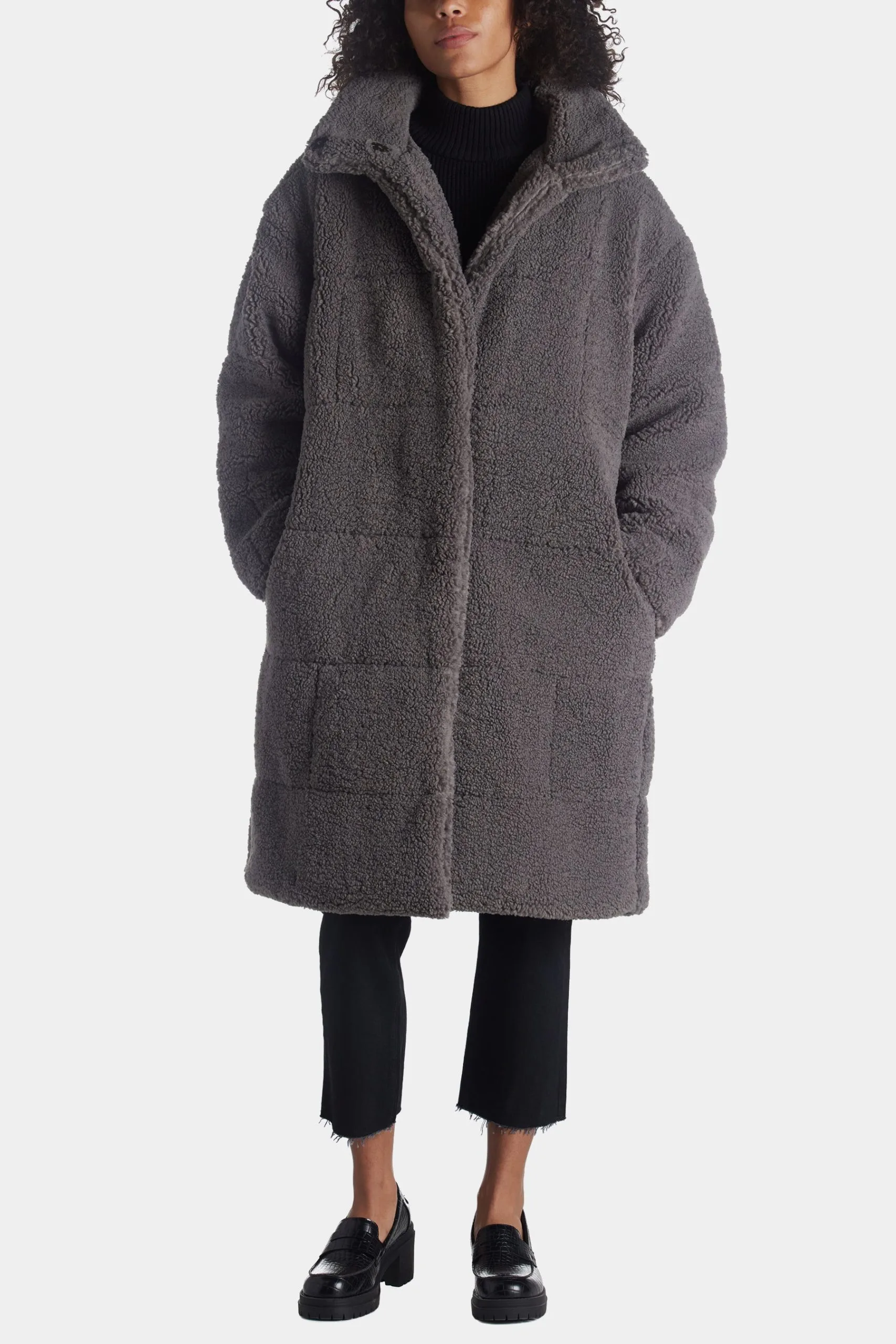 Levi's Patchwork Long Sherpa Coat 12 Levi's Patchwork Long Sherpa Coat - Image 10