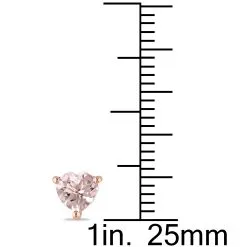 Julianna B Morganite Heart Stud Earrings -Jewelry Accessories d6961e93 49e9 491e 8238 2290f729a8cb