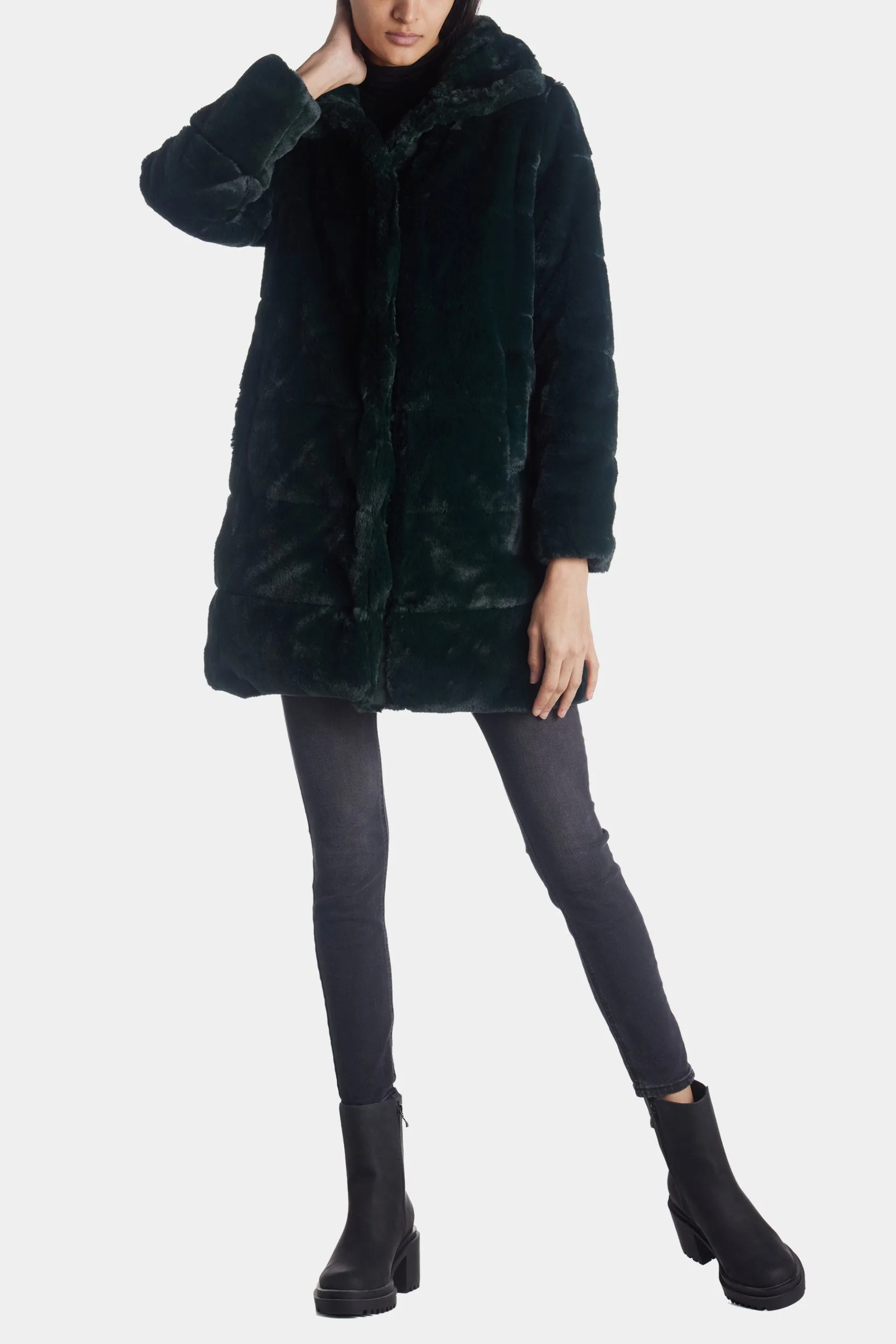 NVLT Short Pile Faux Fur Puffer 5 NVLT Short Pile Faux Fur Puffer - Image 3